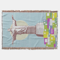 Christ the Redeemer Travel poster Favela