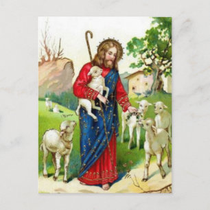 Christ The Shepherd Postcard