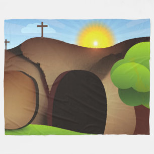 christ tomb blanket