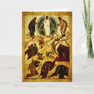 Christ Transfiguration Card
