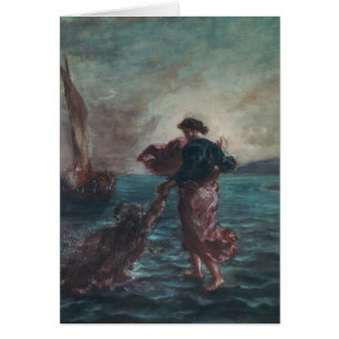 Christ walking on water