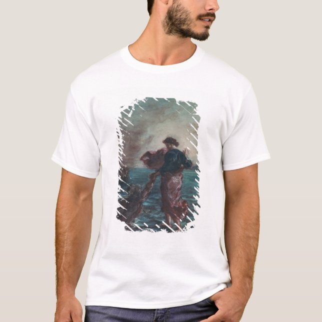 Christ walking on water T-Shirt (Front)