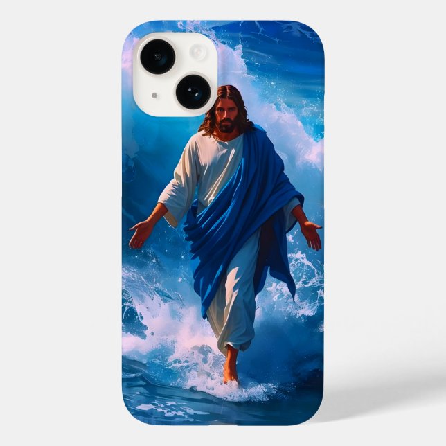 Christ Walks on Water iPhone case (Back)