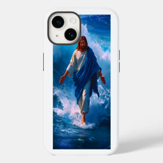 Christ Walks on Water iPhone case