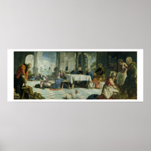 Christ Washing the Disciples' Feet, c.1547 Poster