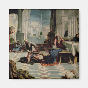 Christ Washing the Feet of the Disciples Magnet
