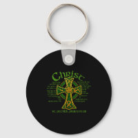 Christ With Me Celtic Cross St. Patrick Breastplat