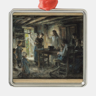 Christ with the Meek, 1903-04 Metal Tree Decoration