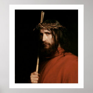 Christ with Thorns by Carl Bloch. Poster