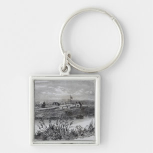 Christchurch, Canterbury Colony, New Zealand Key Ring