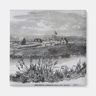 Christchurch, Canterbury Colony, New Zealand Magnet
