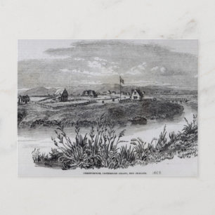 Christchurch, Canterbury Colony, New Zealand Postcard