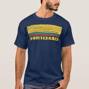 Christchurch City New Zealand Gift Silhouette Skyl T-Shirt