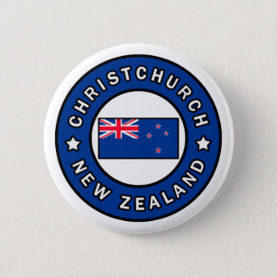 Christchurch New Zealand 6 Cm Round Badge