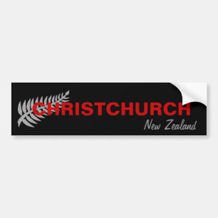 CHRISTCHURCH, NEW ZEALAND BUMPER STICKER