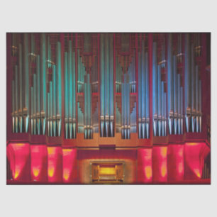 Christchurch pipe organ tissue paper