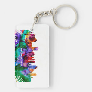 Christchurch Skyline Key Ring