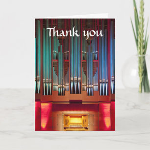 Christchurch town hall thank you card
