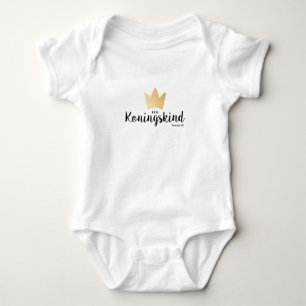 Christelijk baby romper - Een Koningsind! Bodysuit