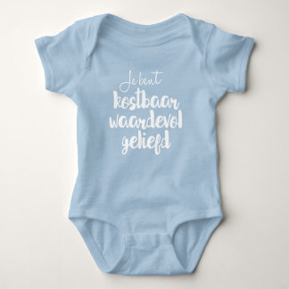 Christelijk baby romper - Je bent waardevol Bodysuit