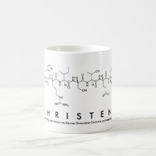 Christene peptide name mug
