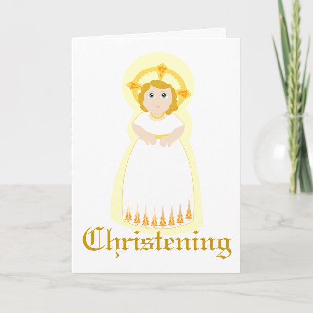 Christening-Customise Card (Front)