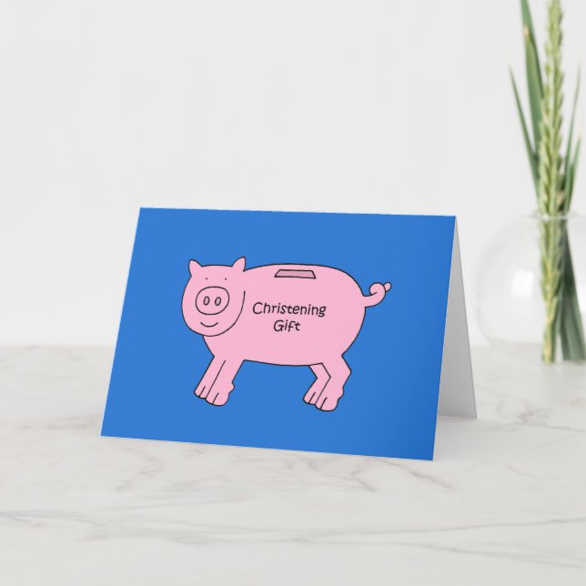 Christening Gift Money Enclosed Card (Front)