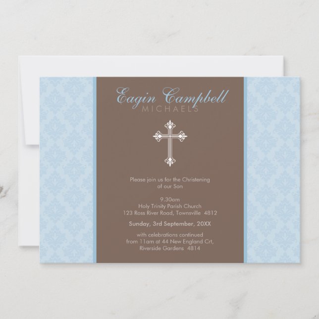 CHRISTENING INVITES :: oh so beautiful 2L (Front)