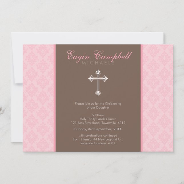 CHRISTENING INVITES :: oh so beautiful 5L (Front)