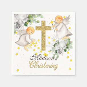 Christening Personalised Gender Neutral Napkins