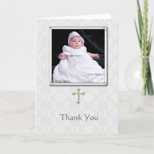 Christening Thank You Card