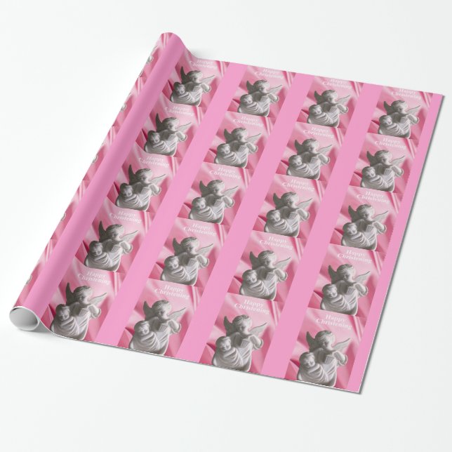 Christening wrapping paper (Unrolled)