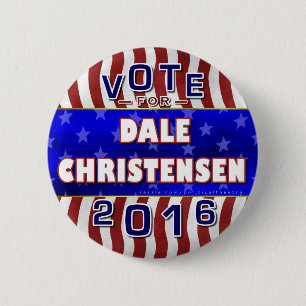 Christensen for President 2016 Election Republican 6 Cm Round Badge