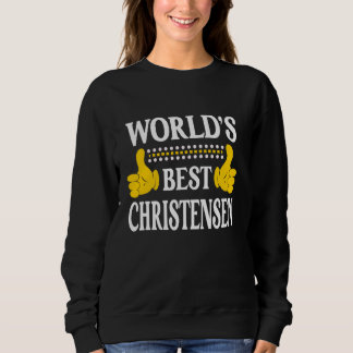 Christensen Surname Family Last Name Christensen Sweatshirt