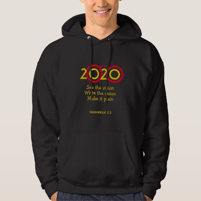 Christian 20:20 VISION New Year Custom Scripture Hoodie (Front)