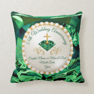 Christian, 55th Anniversary Gifts for Couples Cushion