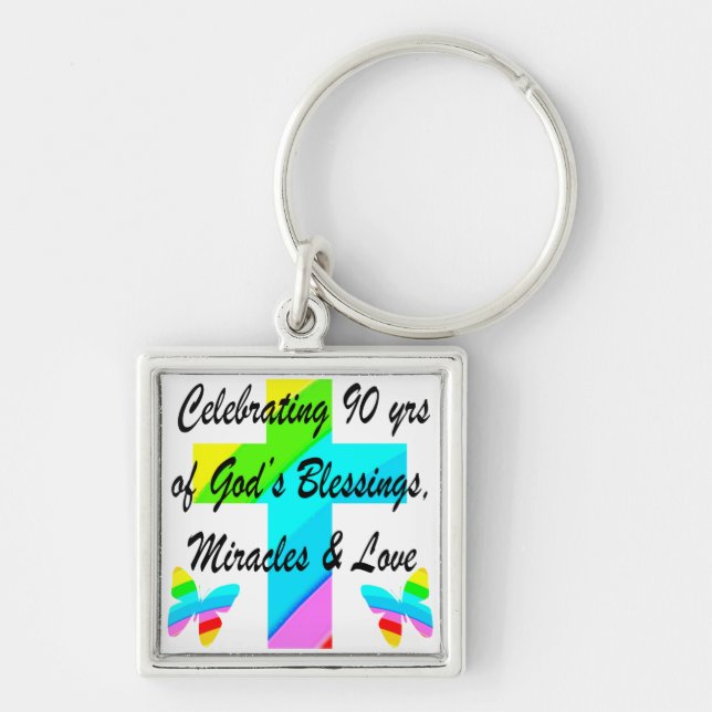 CHRISTIAN 90TH KEY RING (Front)