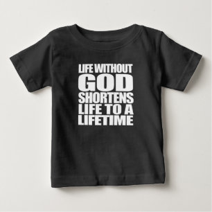 Christian and bible belief quote baby T-Shirt