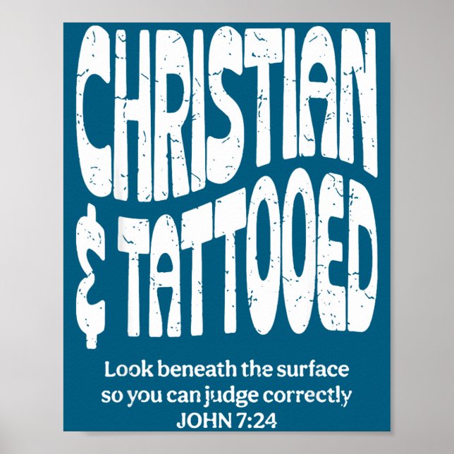 Christian And Tattooed  Poster (Front)