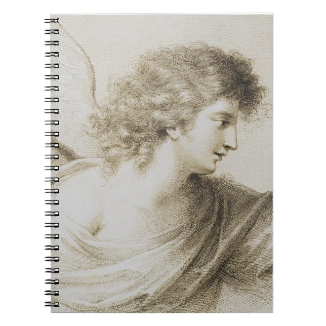 Christian angel by Francesco Bartolozzi Notebook (Front)