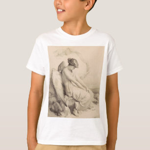 Christian angel sitting on a stone T-Shirt
