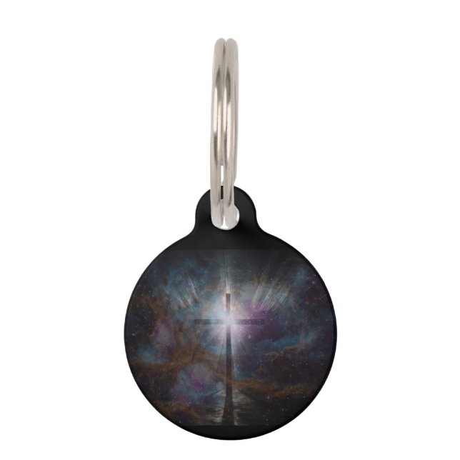 Christian animal tag - cross (Front)