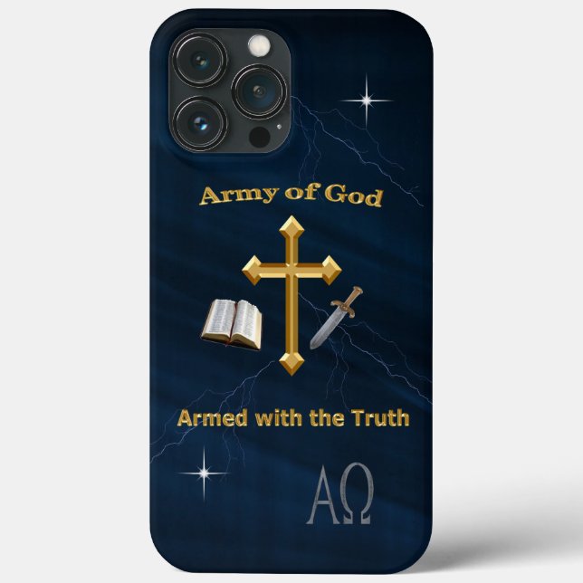 Christian Army of God Case-Mate iPhone Case (Back)