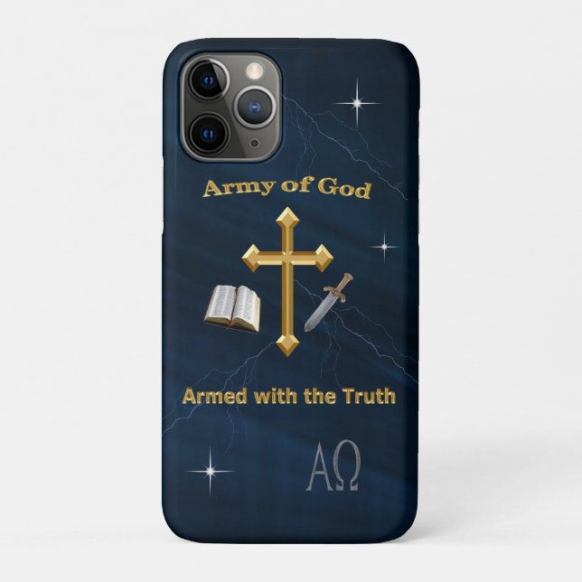Christian Army of God Case-Mate iPhone Case (Back)