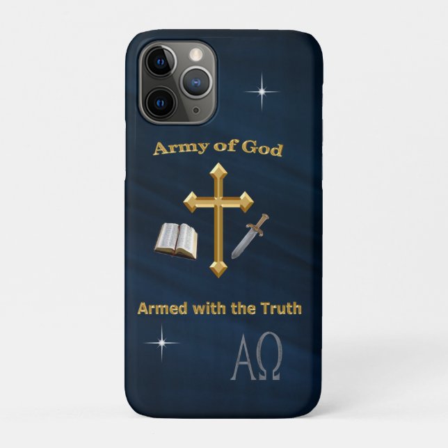 Christian Army of God Case-Mate iPhone Case (Back)