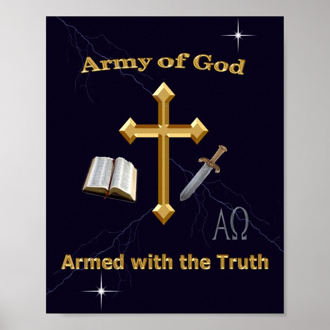 Christian Army of God Poster (Front)
