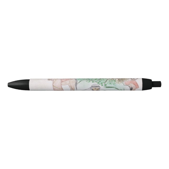 Christian Artwork The good Samaritan Black Ink Pen (Front)