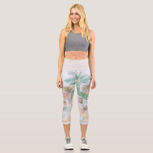 Christian Artwork The good Samaritan Capri Leggings