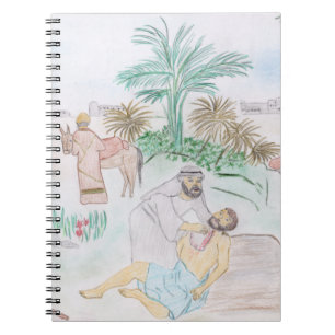 Christian Artwork The good Samaritan Notebook