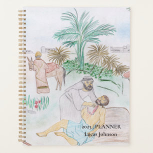 Christian Artwork The good Samaritan Planner
